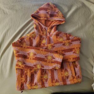 Billabong x Smiley 😊 Cozy Smiles Hoodie ✨ Orange Kiss 🍊 Size XS NWOT